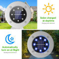 Solar angetriebener LED -Licht -Scheibe Bodenlicht